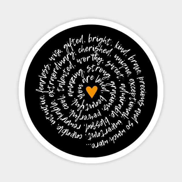 Kindness Spiral Magnet by majoihart